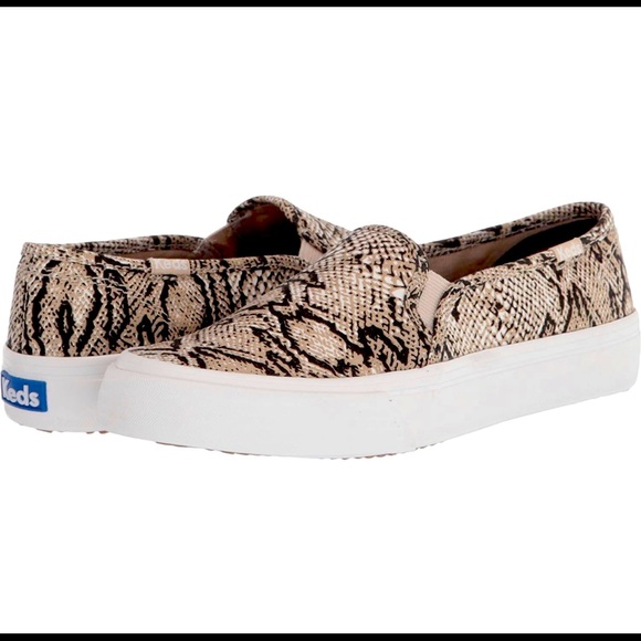 Keds Snakeskin slip on sneakers purchased at Los Angeles Nordstrom - Picture 1 of 7